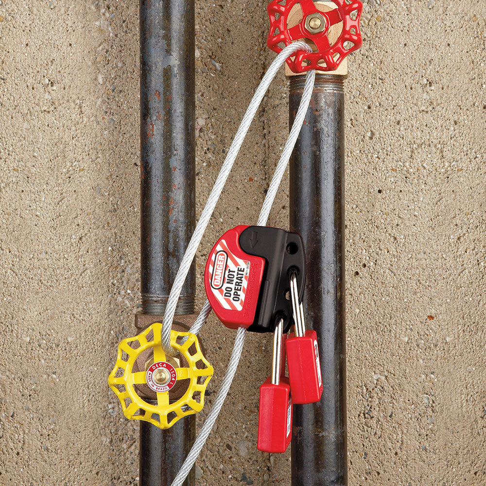 Adjustable Cable Lockout, 15ft (4.6m) Cable