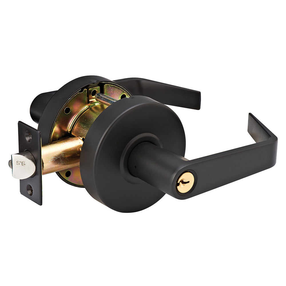 Heavy Duty Keyed Entry Cylindrical Lever, Commercial Grade 2