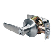 Straight Style Lever Entry Door Lock; Satin Nickel, SC1