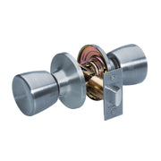 Tulip Style Knob Passage Door Lock; Satin Nickel