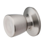Tulip Style Knob Dummy Lock; Satin Nickel