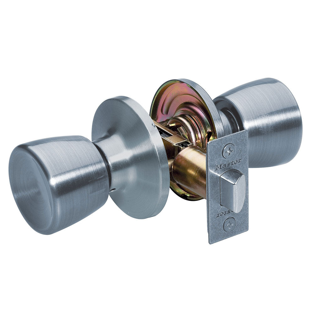 Tulip Style Hall and Closet Door Knob; Satin Nickel