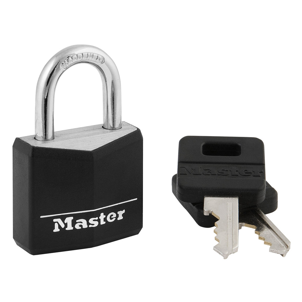 1-3/16in (30mm) Wide Covered Solid Body Padlock