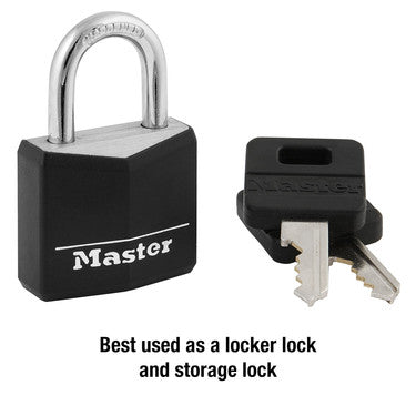 1-3/16in (30mm) Wide Covered Solid Body Padlock