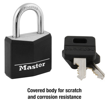 1-3/16in (30mm) Wide Covered Solid Body Padlock
