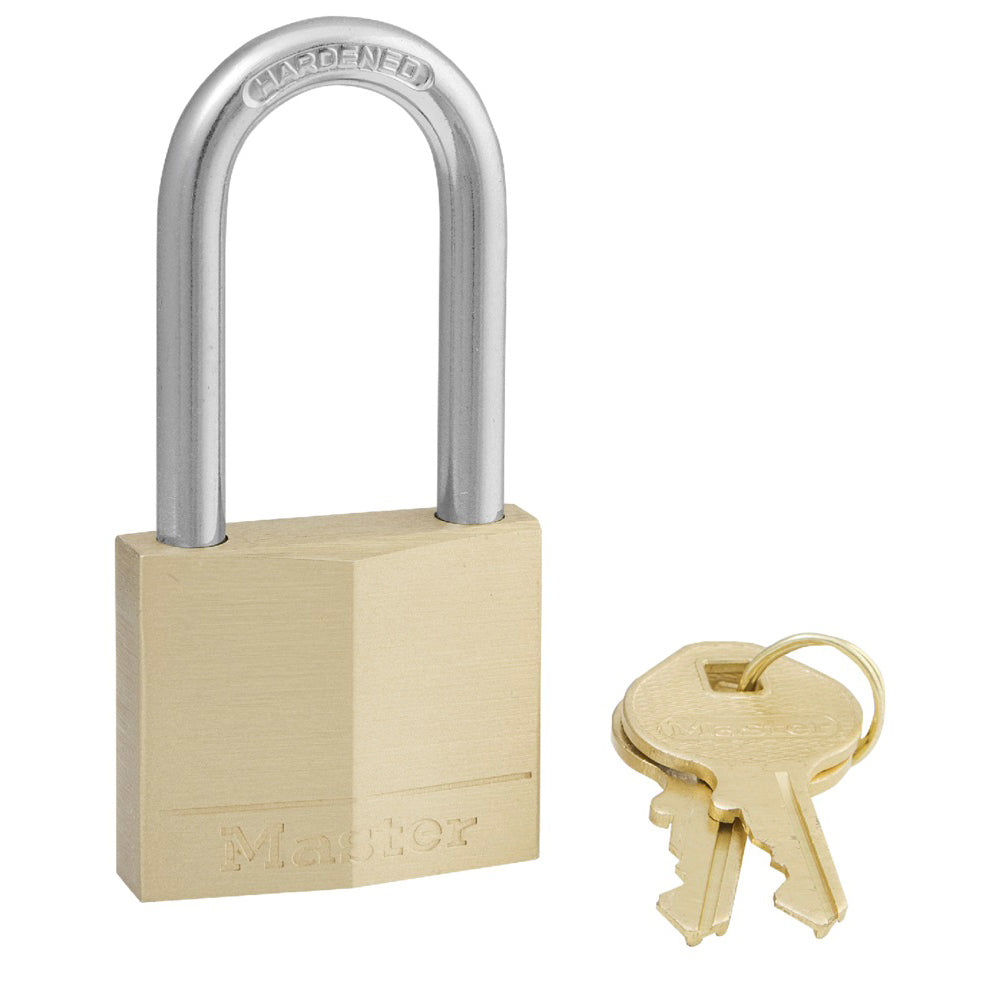 1-9/16in (40mm) Wide Solid Brass Body Padlock with 1-1/2in (38mm) Shackle