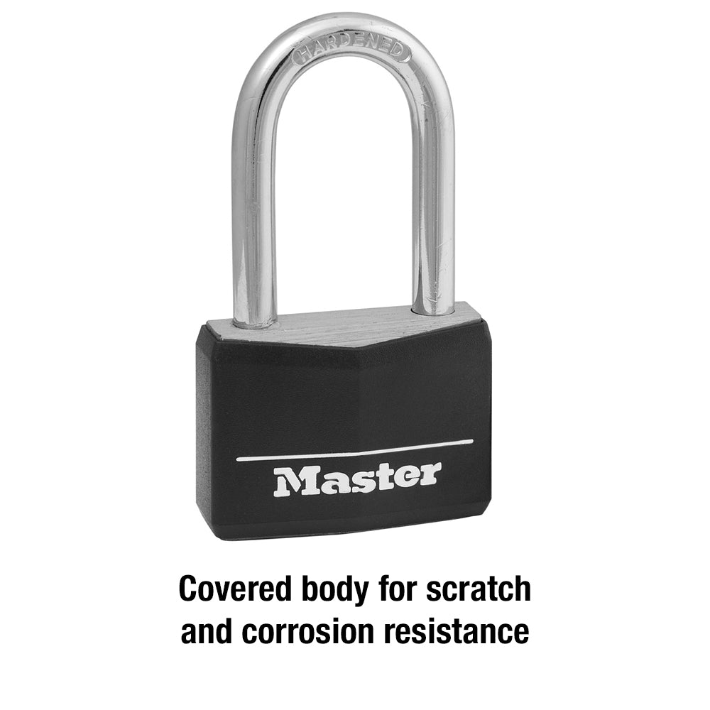 1-9/16in (40mm) Wide Covered Solid Body Padlock with 1-1/2in (38mm) Shackle