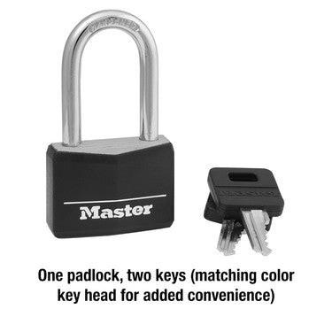 1-9/16in (40mm) Wide Covered Solid Body Padlock with 1-1/2in (38mm) Shackle