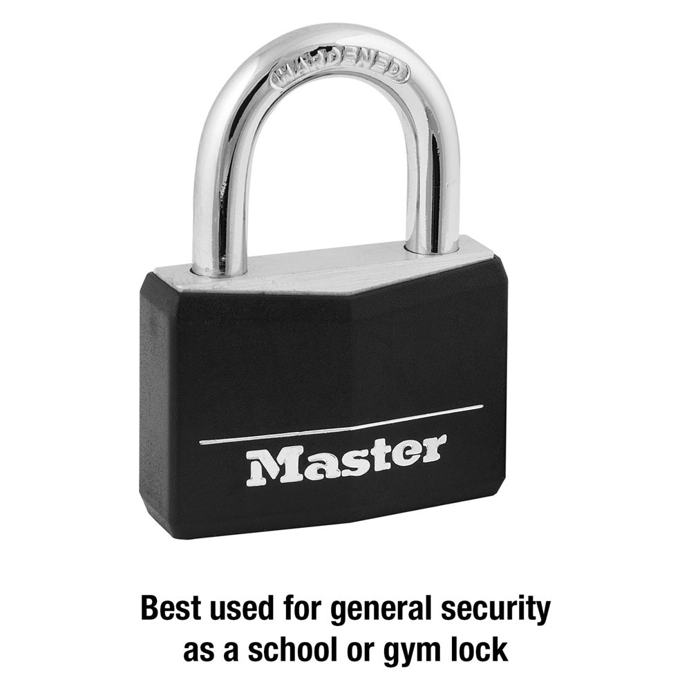 1-9/16in (40mm) Wide Covered Solid Body Padlock