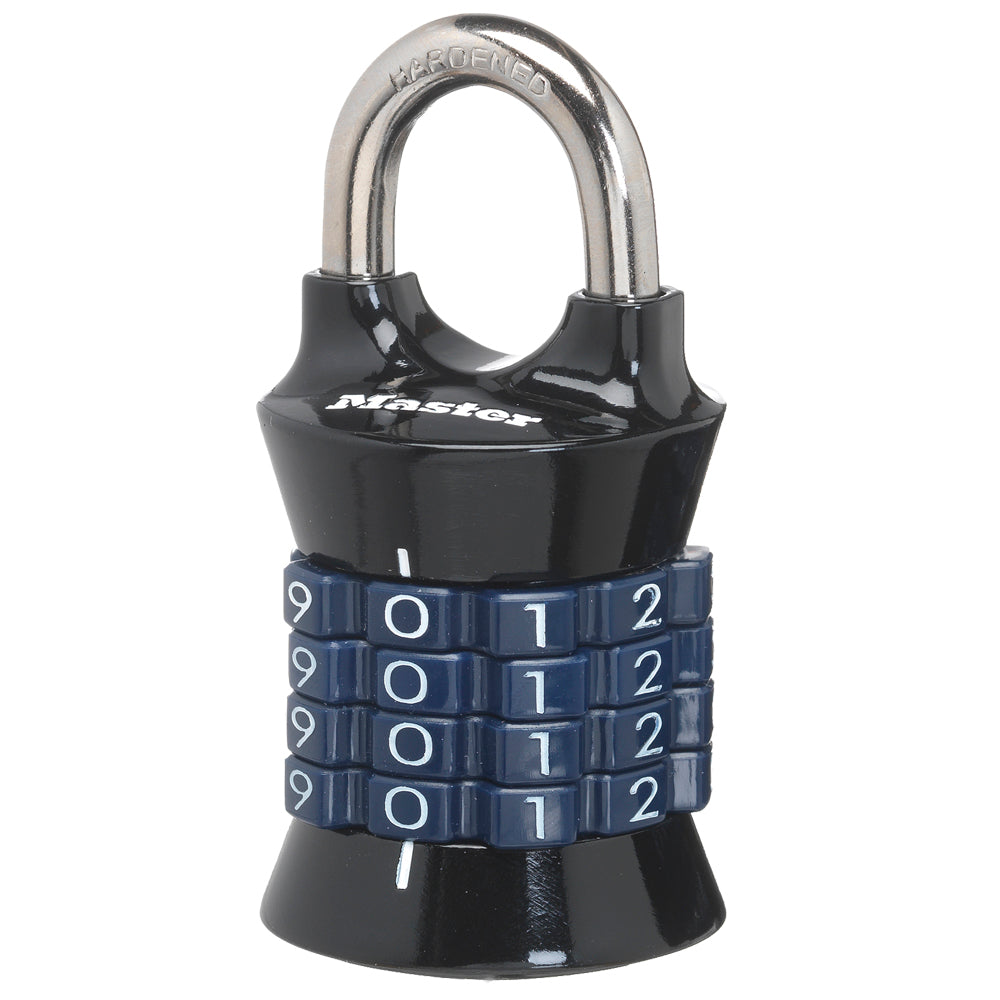1-1/2in (38mm) Wide Set Your Own Combination Padlock; Assorted Colors