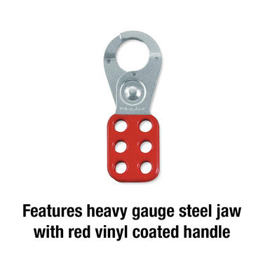 Steel Lockout Hasp, 1in (25mm) Jaw Clearance