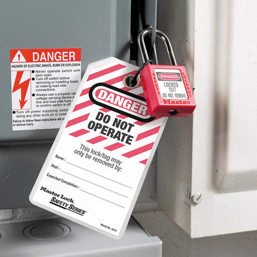Do Not Operate Safety Tag, English, Laminated