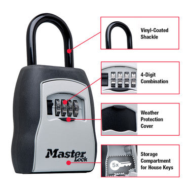 3-1/4in (83mm) Wide Set Your Own Combination Portable Lock Box