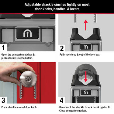 2-7/8in (72mm) Wide Set Your Own Combination Universal Lock Box