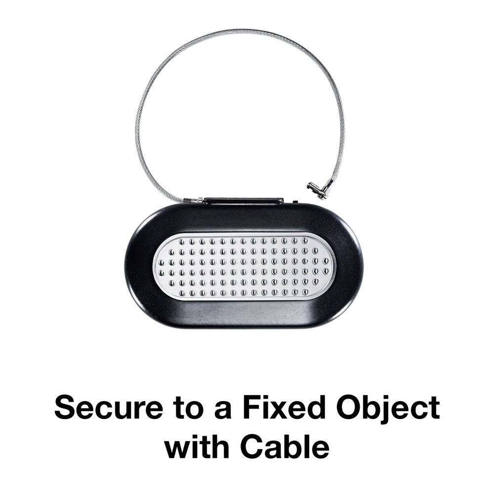 Set Your Own Combination Portable Personal Safe; Black