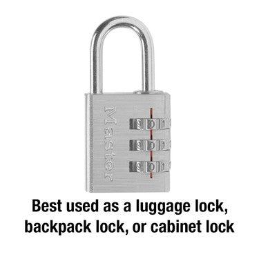 1-3/16in (30mm) Wide Set Your Own Combination Lock
