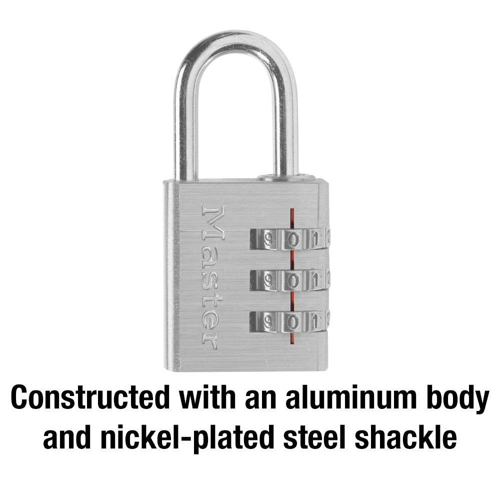 1-3/16in (30mm) Wide Set Your Own Combination Lock
