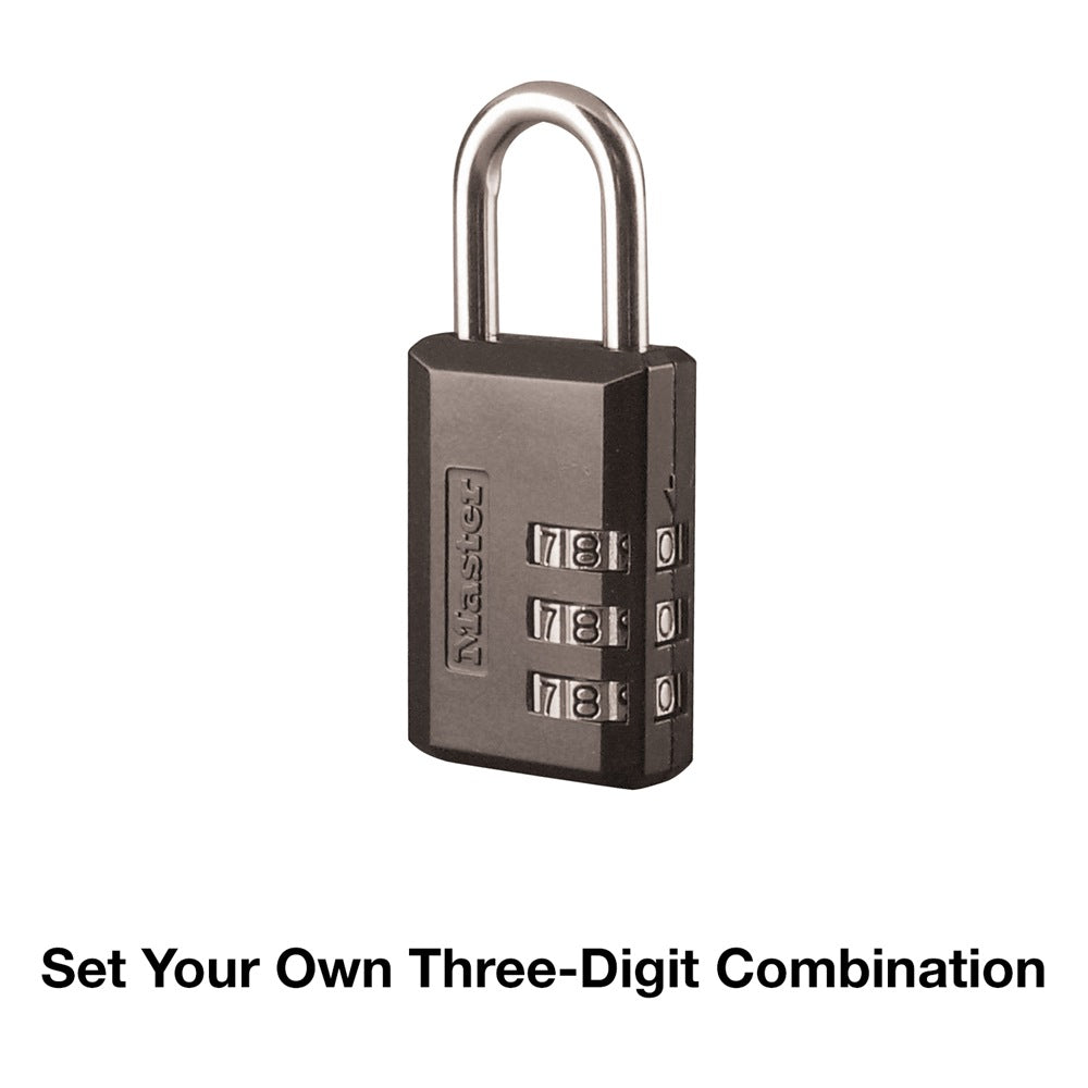 1-3/16in (30mm) Wide Set Your Own Combination Lock