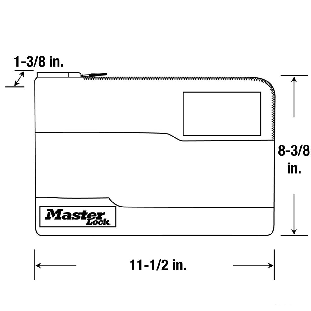 Water Resistant Nylon Locking Storage Bag