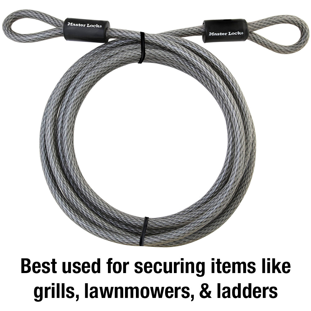 15ft (4.6m) Long x 3/8in (10mm) Diameter Looped End Cable