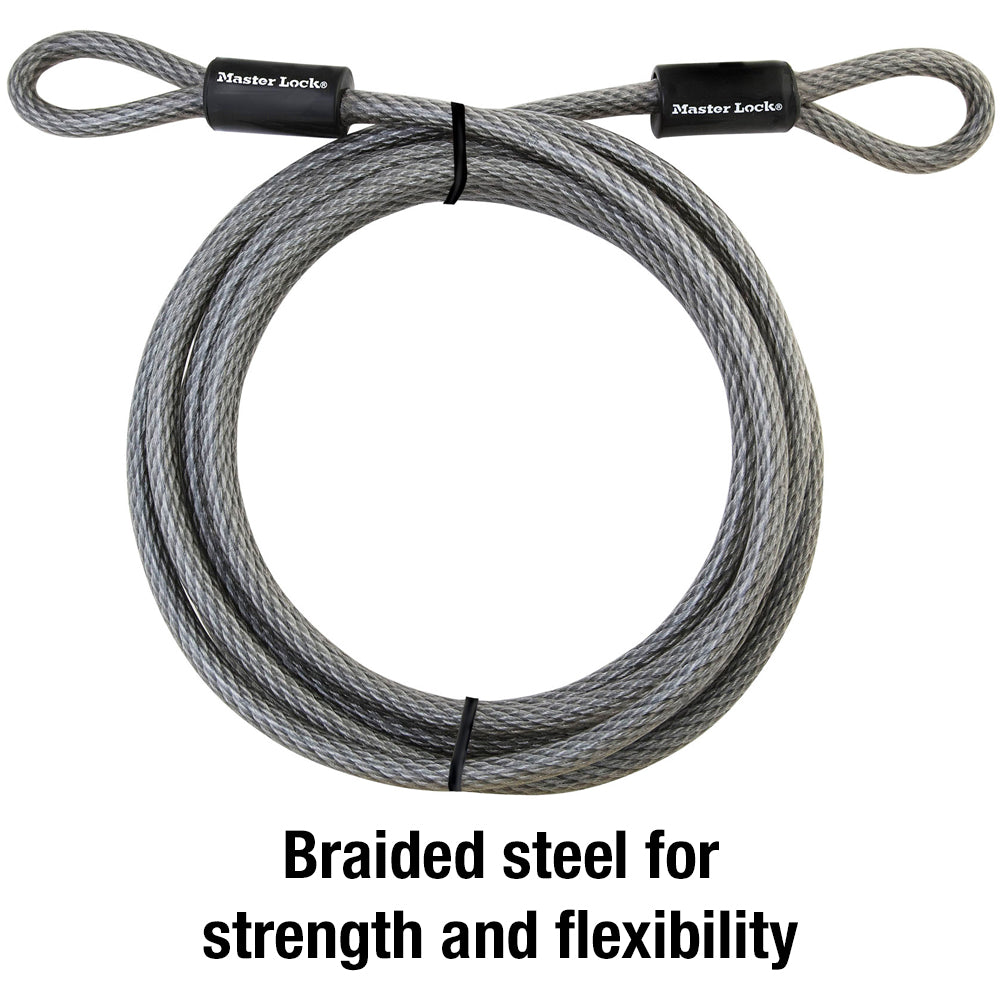 15ft (4.6m) Long x 3/8in (10mm) Diameter Looped End Cable