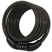 4ft (1.2m) Long x 5/16in (8mm) Diameter Preset Combination Cable Lock