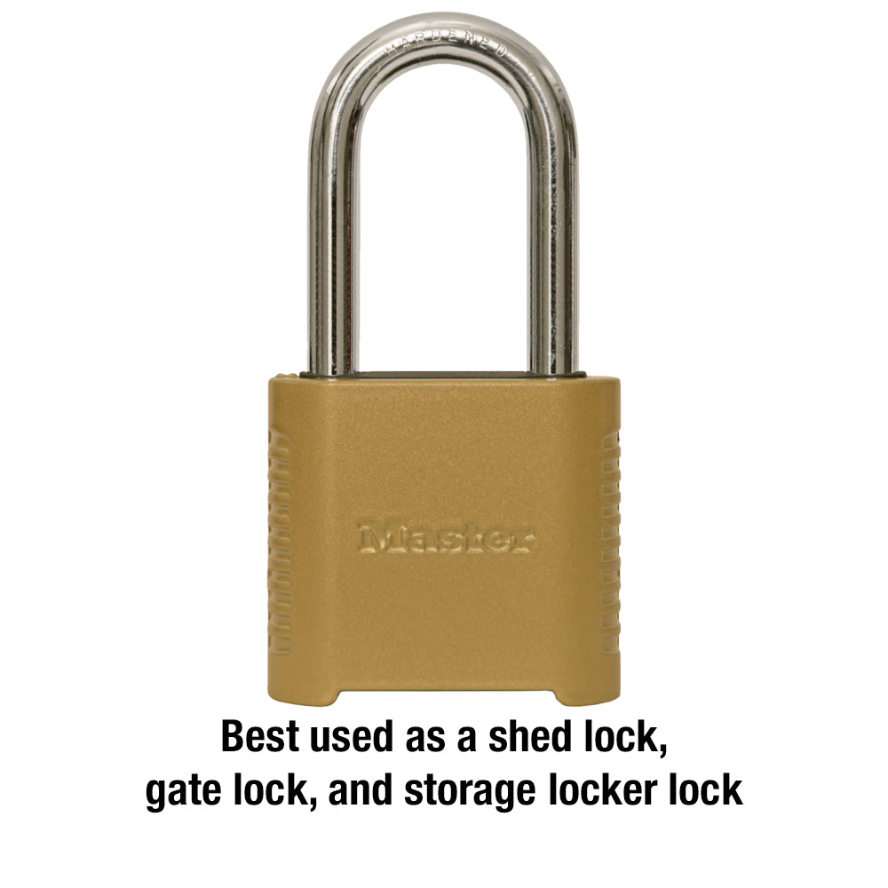 2in (51mm) Wide Set Your Own Combination Padlock with 2in (51mm) Shackle