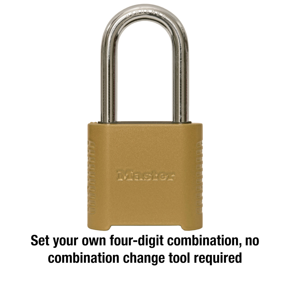 2in (51mm) Wide Set Your Own Combination Padlock with 2in (51mm) Shackle