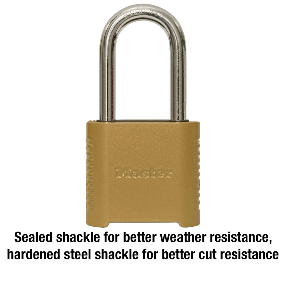 2in (51mm) Wide Set Your Own Combination Padlock with 2in (51mm) Shackle