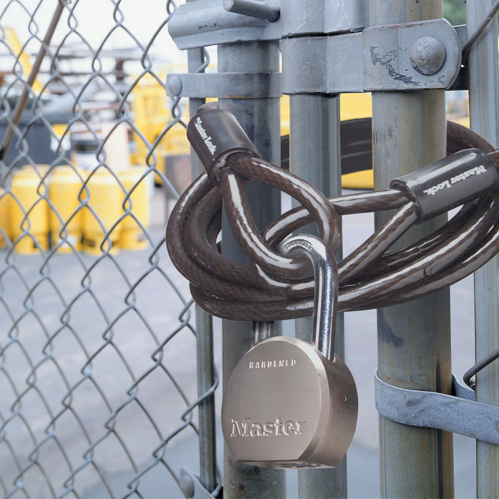 2-1/2in (64mm) Wide Solid Steel Body Padlock with 2in (51mm) Shackle