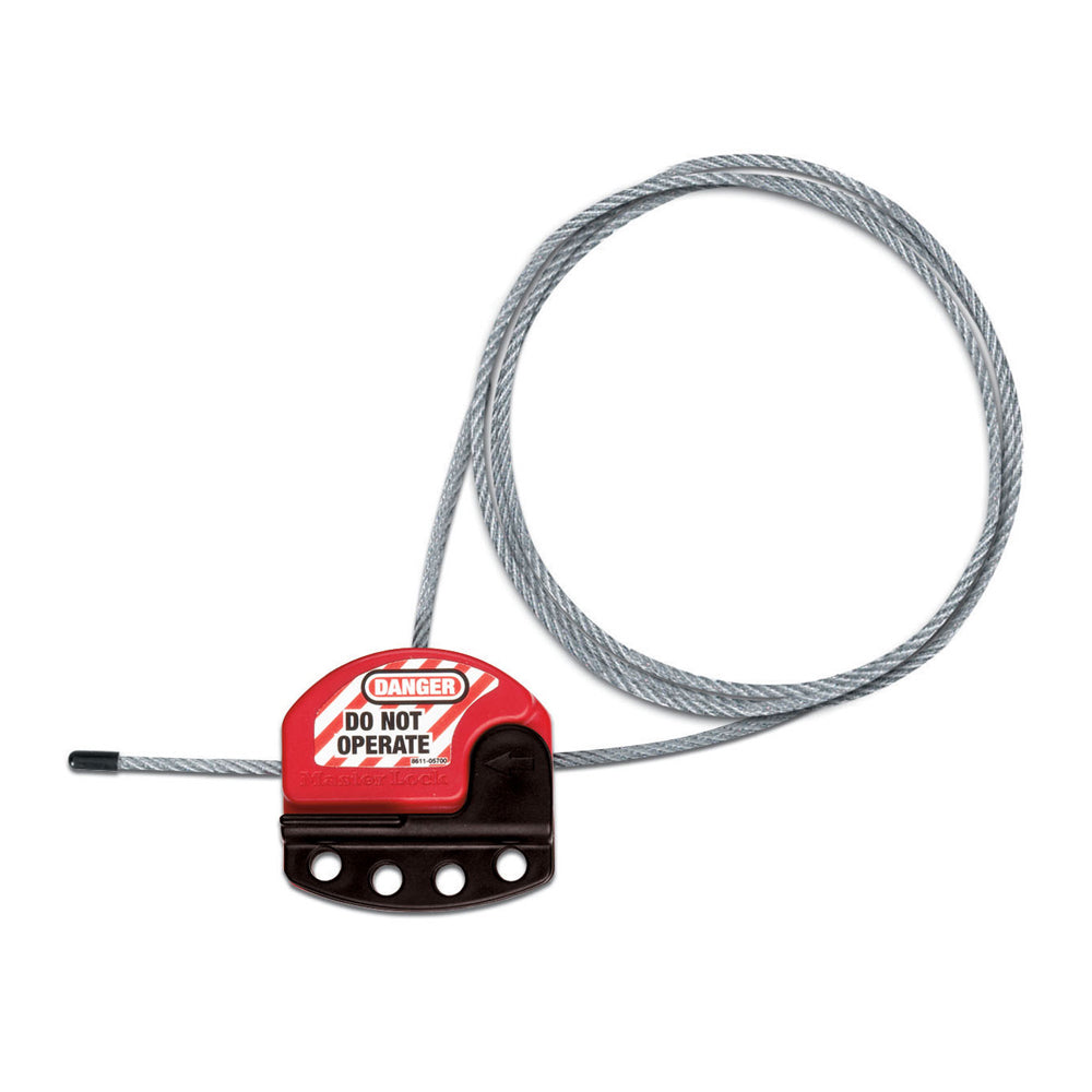 Adjustable Cable Lockout, 6ft (1.8m) Cable