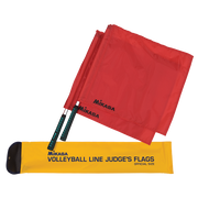 Essentials/Accessories - Volleyball Line Judge'S Flags, Set Of 2, Carrying Case, Red