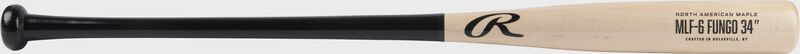 Rawlings 34-Inch Maple Wood Fungo - 34 In - Black/Natural