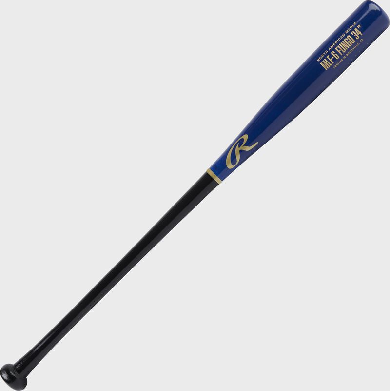 Rawlings 34-Inch Maple Wood Fungo - 34 In - Black/Royal