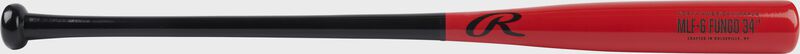 Rawlings 34-Inch Maple Wood Fungo - 34 In - Black/Red