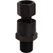 Milton Full Swivel 1/4 In. MPT x 1/4 In. FPT Steel Black Oxide Plug