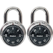 1500T Master Lock 1-7/8 In. Stainless Steel Steel Combination Padlock