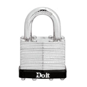 Laminated Steel 1-1/2" Pin Tumbler Padlock
