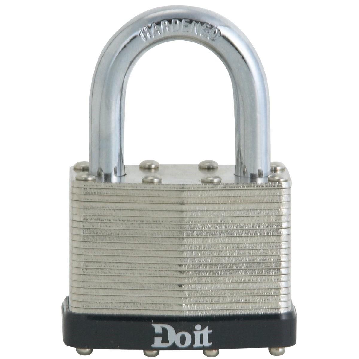 Laminated Steel 2" Laminated Pin Tumbler Padlock