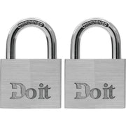 1-1/2 In. Aluminum Keyed Padlock (2-Pack)