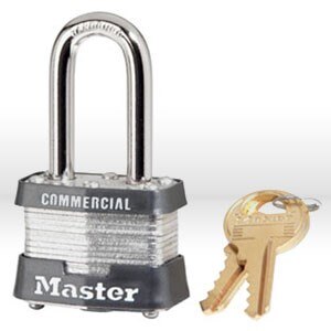 Padlock, 1-3/4" Steel Laminated Padlock Keyed Alike