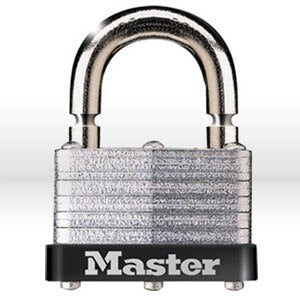 Padlock, 1-3/4" Steel Laminated Padlock Keyed Allike w/ breakaway shackle