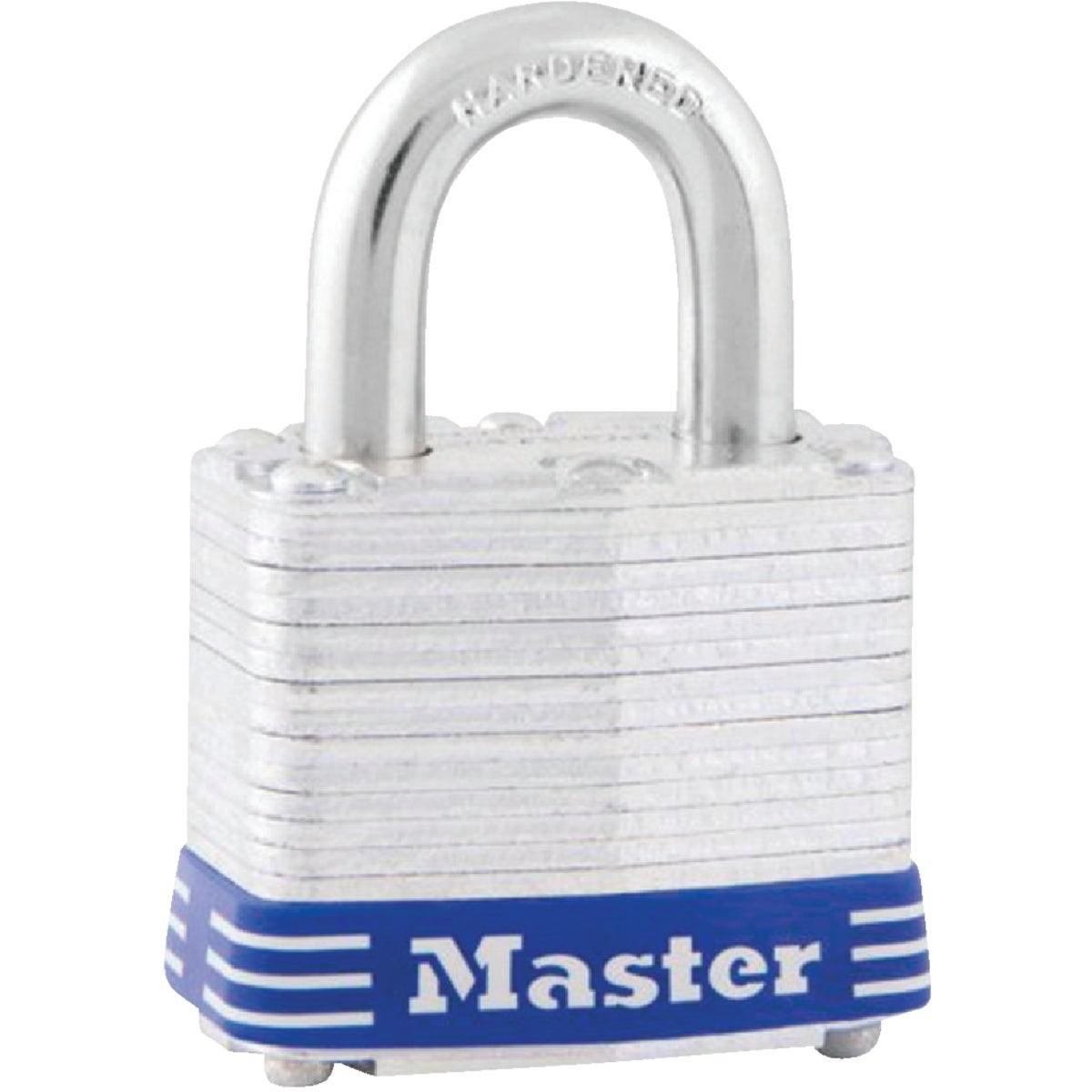 7D Master Lock 1-1/8 In. W. Steel Pin Tumbler Keyed Different Padlock