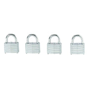 1-1/2 In. Warded Steel Keyed Padlocks (4-Pack)