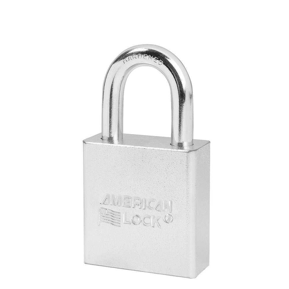 Padlock, 1-3/4" Chrome Padlock Keyed Alike