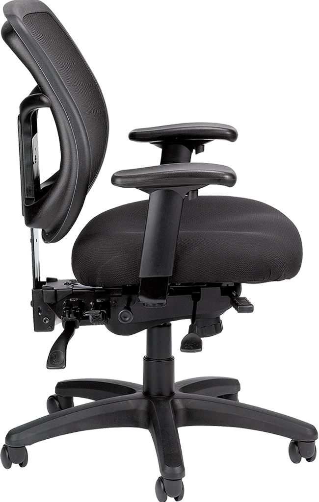 Apollo Multi/Function Office Chair With Seat Slider - Dove Black