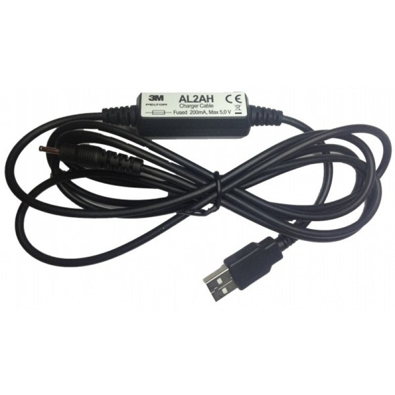 3M PELTOR Charging Cable, AL2AH, 1/Case