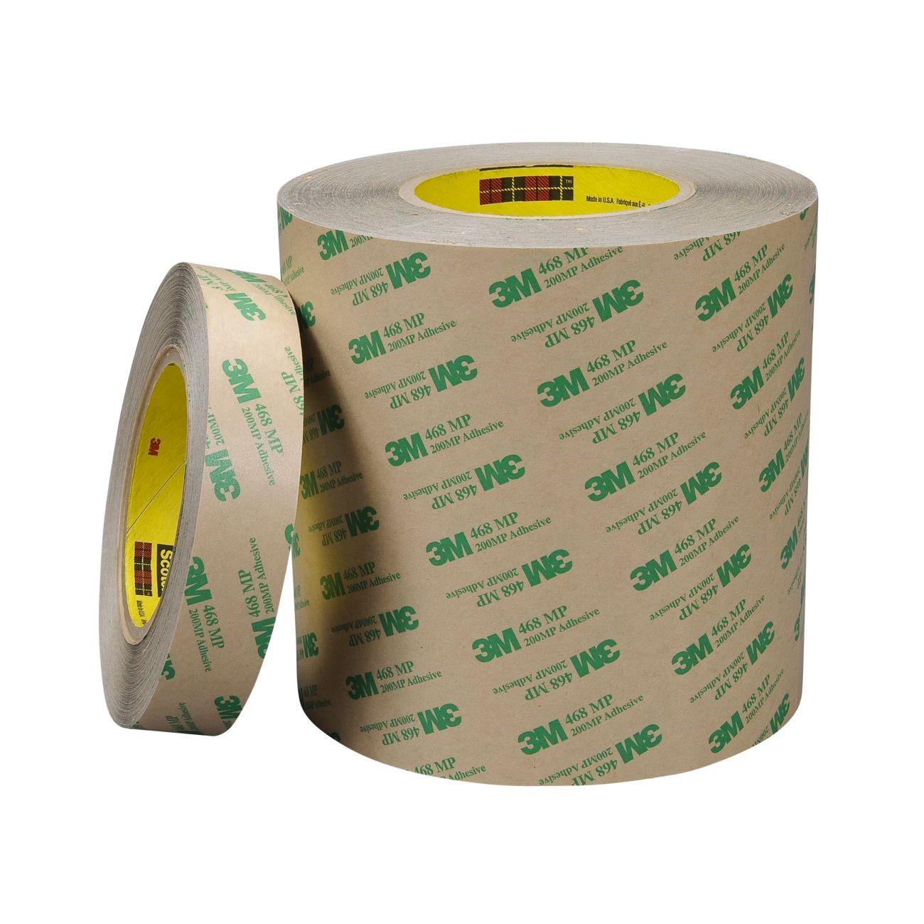 Adhesive Transfer Tape, 468MP, Transparent, 24 Inch W, 1/CS