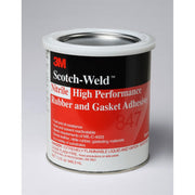 3M Scotch-Weld Nitrile High Performance Rubber And Gasket Adhesive, Model: 847, Color: Brown, Size: 1 qt, Packaging Qty: 12 per case 3M Stock#:  7000042735