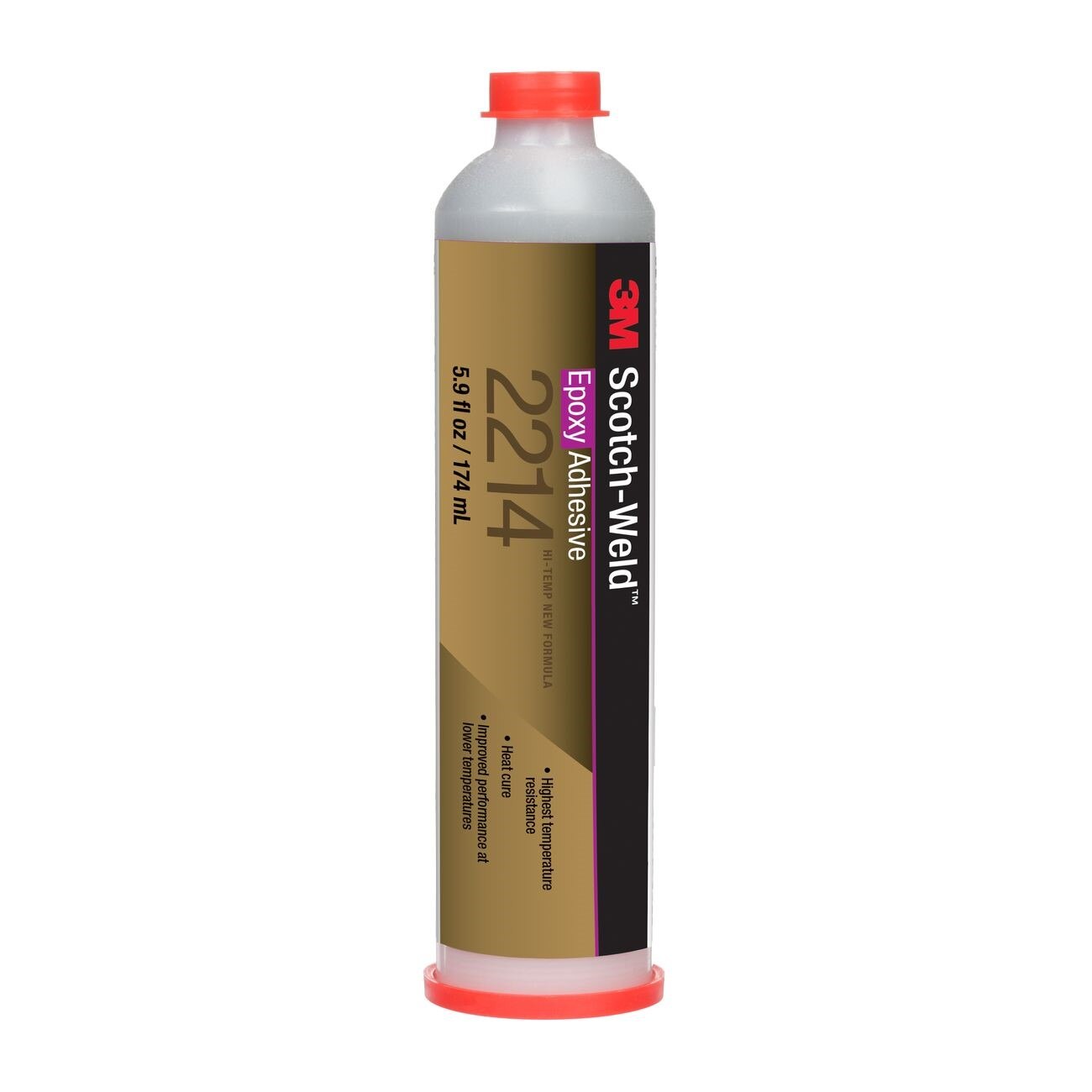 21200-20833 3M-Weld Epoxy Adhesive 2214 Hi-Temp New Formula Gray,6 oz